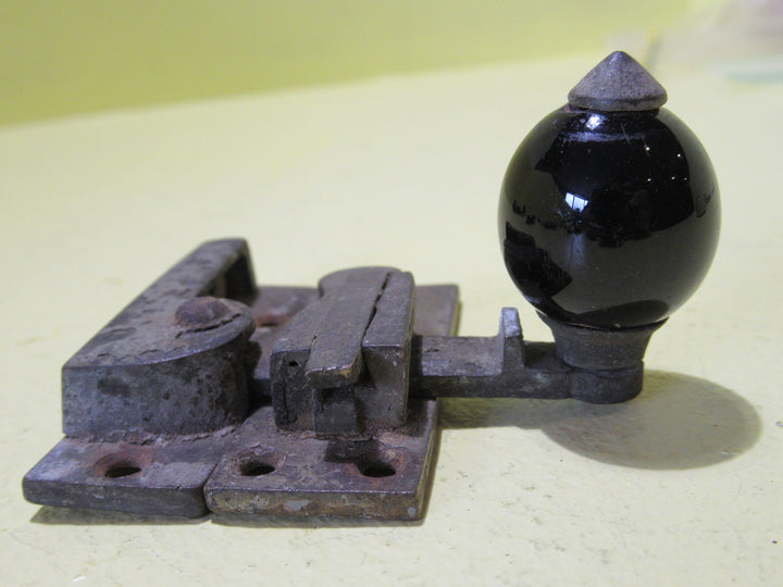 Brass and Porcelain Fitch Fastener   70L x 25W