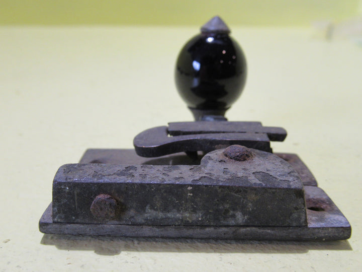 Brass and Porcelain Fitch Fastener   70L x 25W