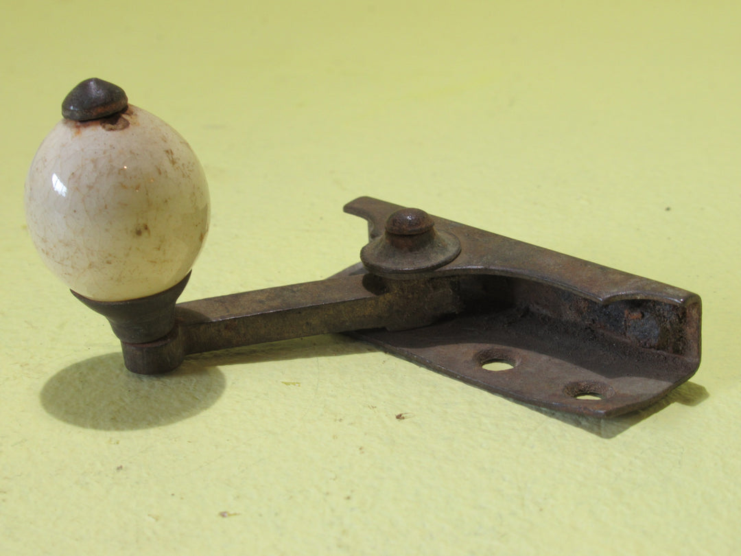 Brass & Cream Porcelain Fitch Fastener (Top Half Only)   67L x 23W