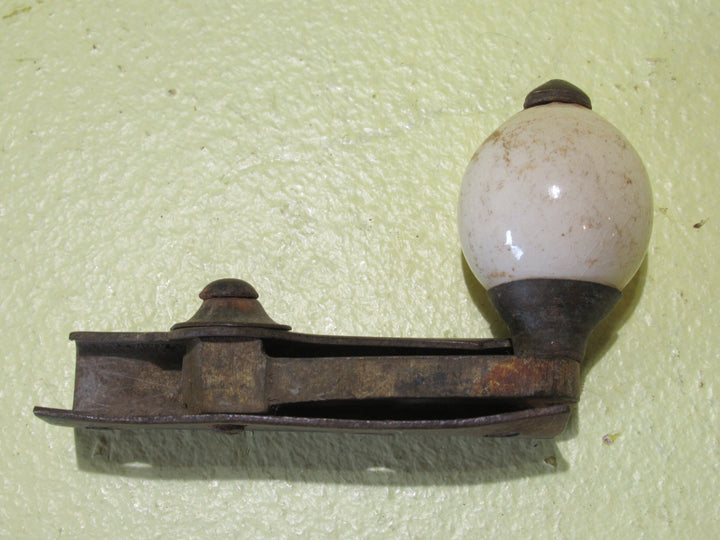 Brass & Cream Porcelain Fitch Fastener (Top Half Only)   67L x 23W