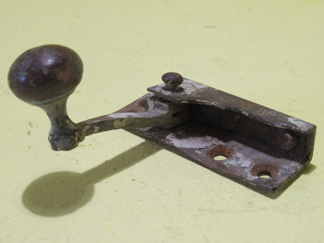 Brass & Cream Porcelain Fitch Fastener (Top Half Only)   67L x 23W