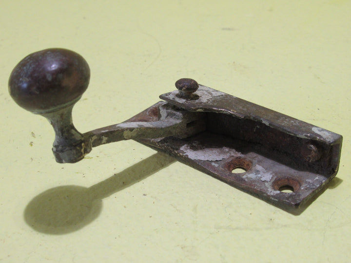 Brass & Cream Porcelain Fitch Fastener (Top Half Only)   67L x 23W