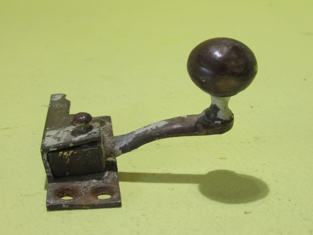 Brass & Cream Porcelain Fitch Fastener (Top Half Only)   67L x 23W