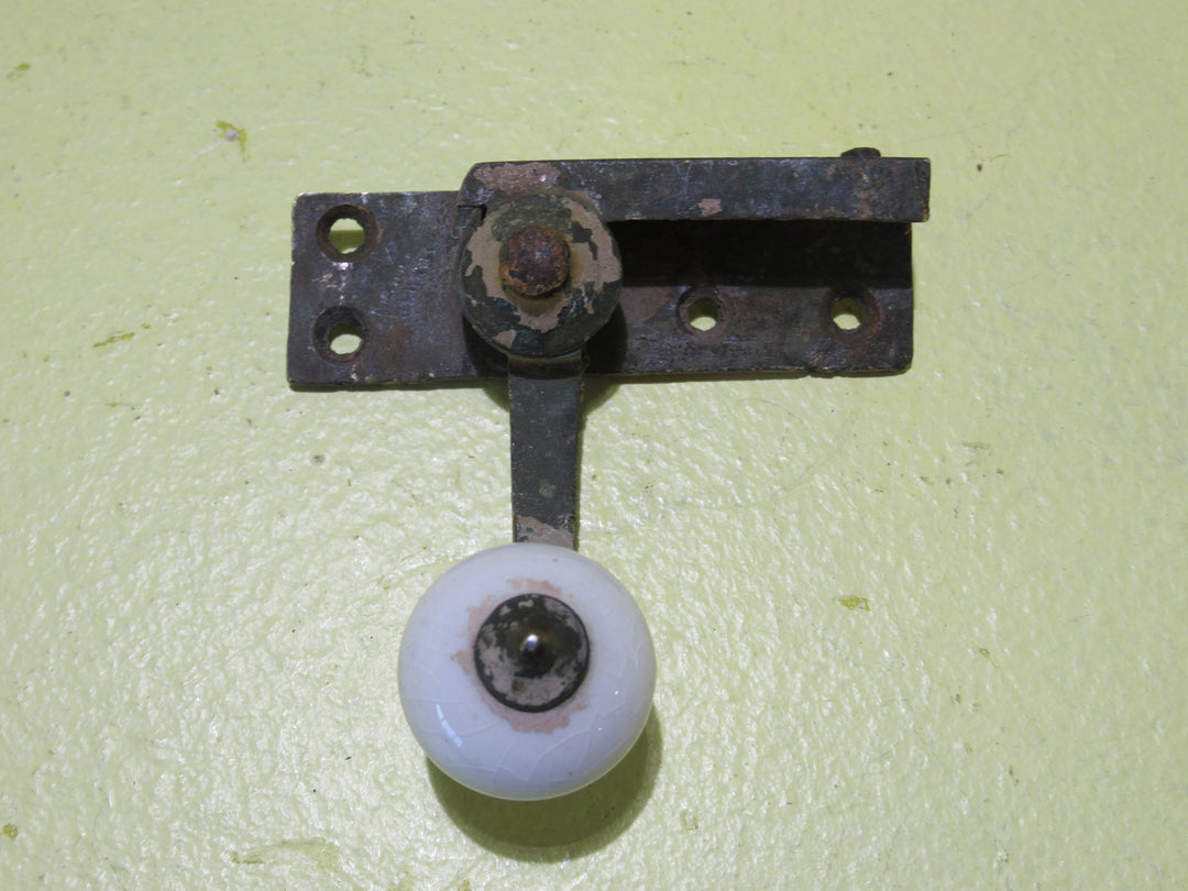 Brass & Cream Porcelain Fitch Fastener (Top Half Only)   67L x 23W