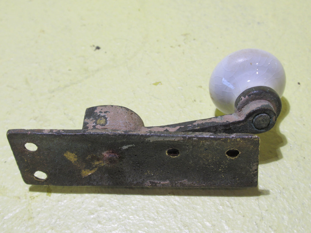 Brass & Cream Porcelain Fitch Fastener (Top Half Only)   67L x 23W