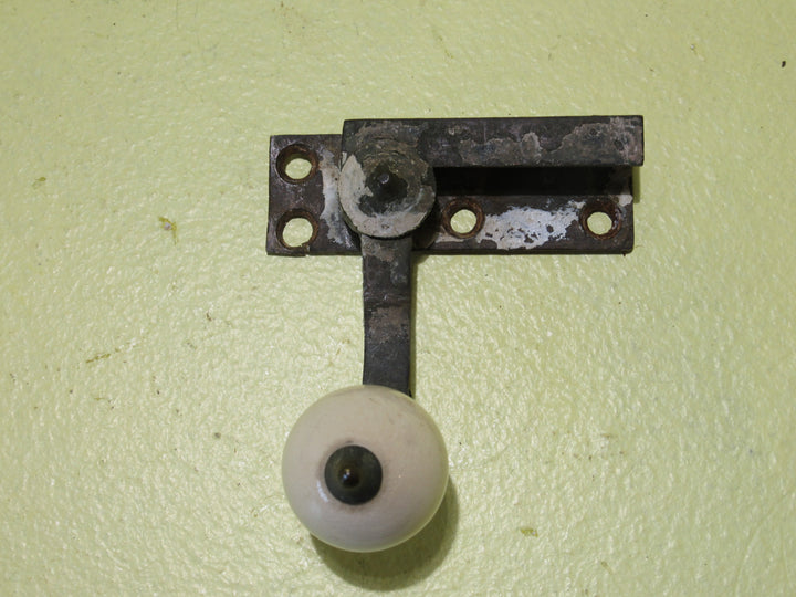 Brass & Cream Porcelain Fitch Fastener (Top Half Only)   67L x 23W