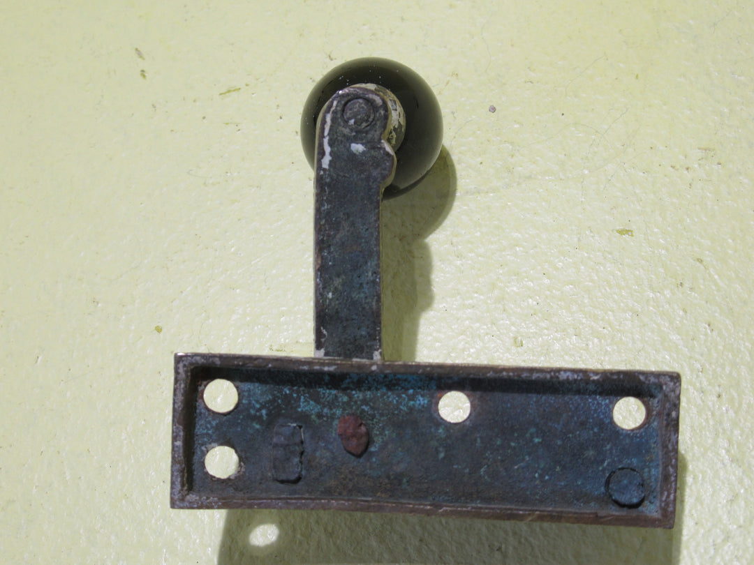 Brass & Cream Porcelain Fitch Fastener (Top Half Only)   67L x 23W