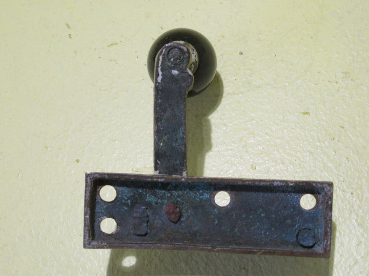 Brass & Cream Porcelain Fitch Fastener (Top Half Only)   67L x 23W