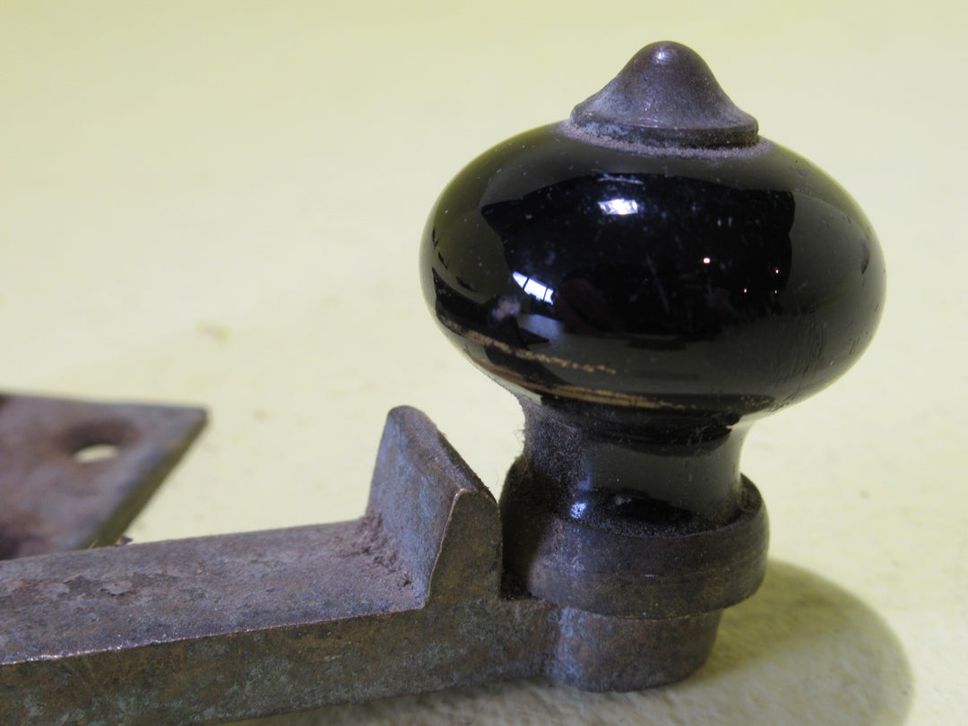 Brass & Cream Porcelain Fitch Fastener (Top Half Only)   67L x 23W