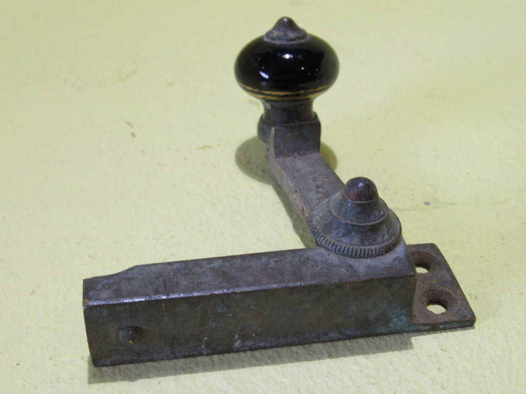 Brass & Cream Porcelain Fitch Fastener (Top Half Only)   67L x 23W