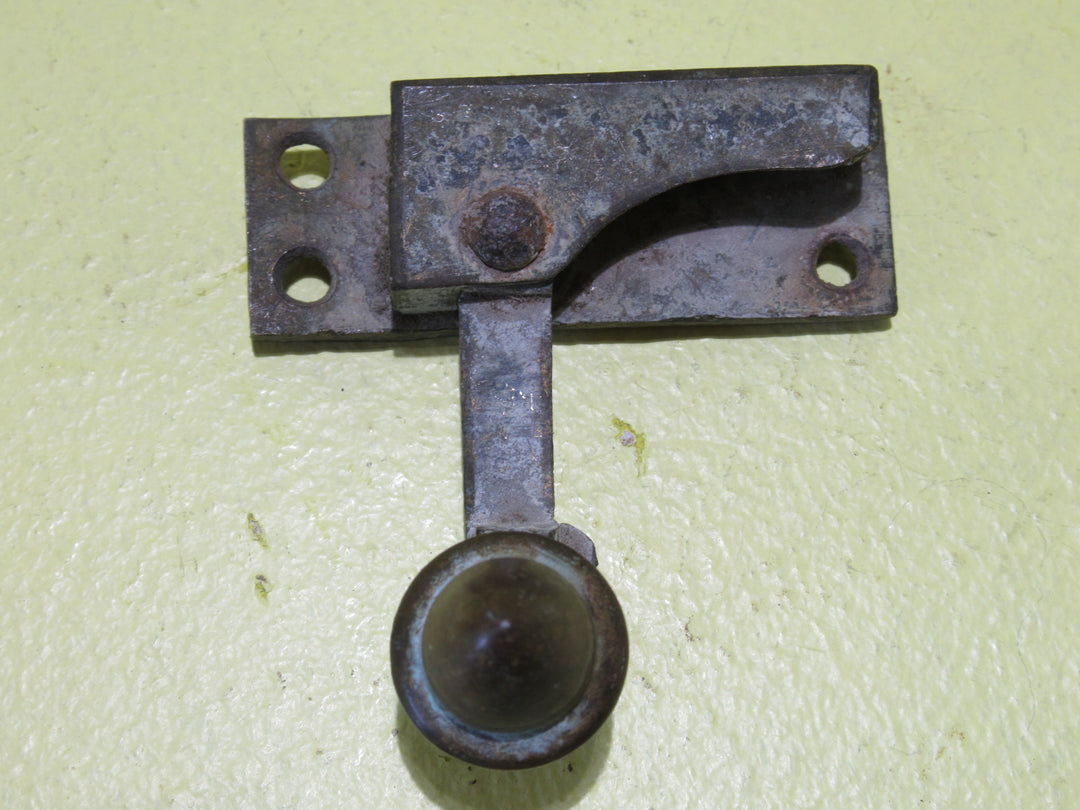 Brass & Cream Porcelain Fitch Fastener (Top Half Only)   67L x 23W