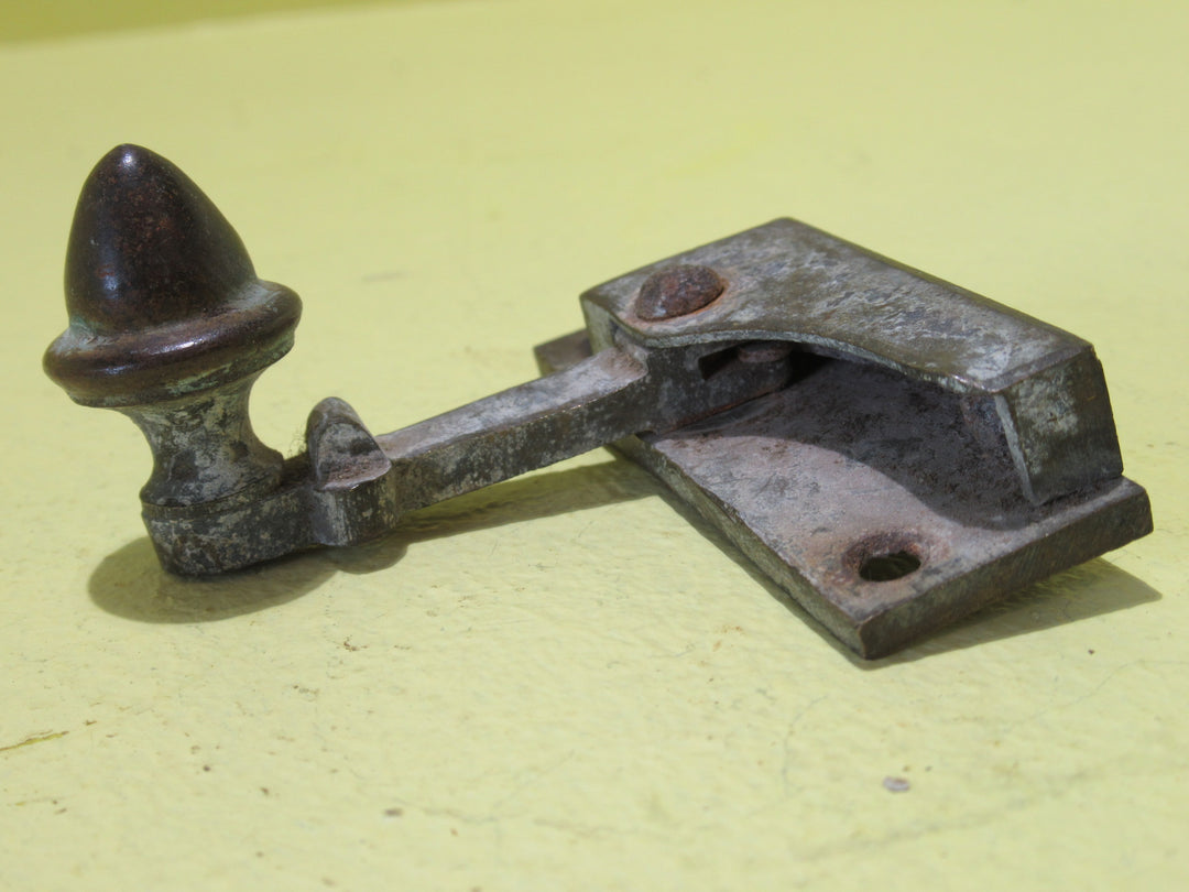 Brass & Cream Porcelain Fitch Fastener (Top Half Only)   67L x 23W