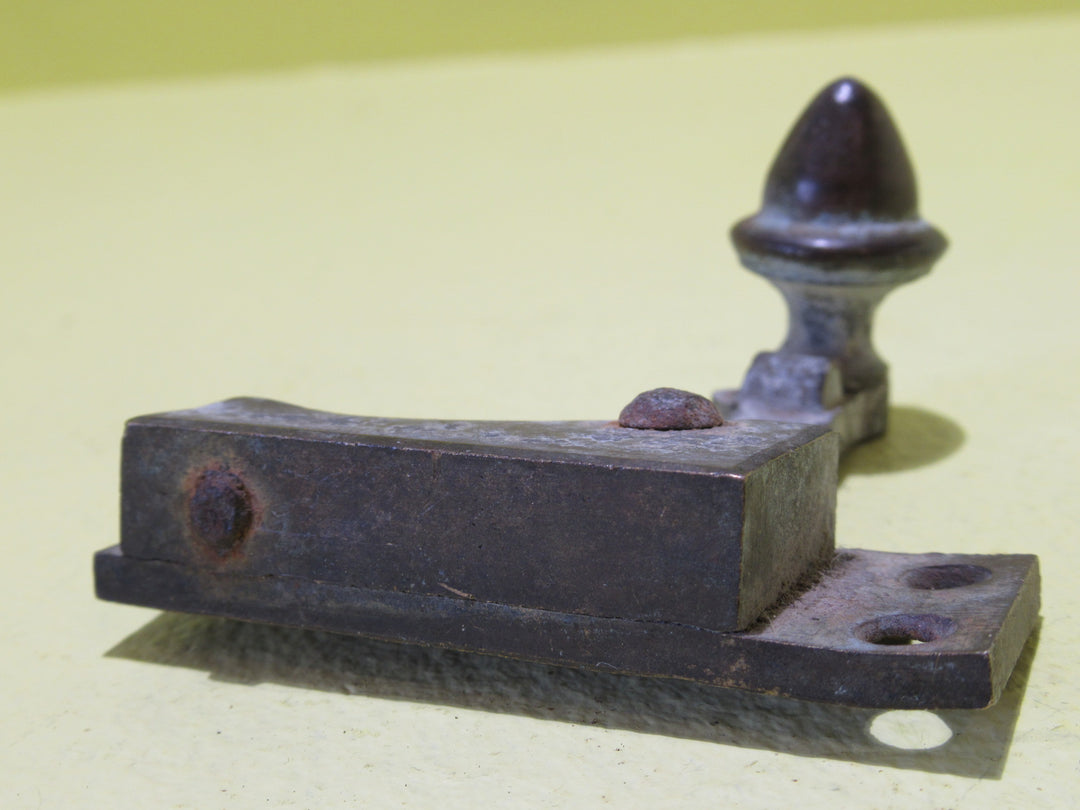 Brass & Cream Porcelain Fitch Fastener (Top Half Only)   67L x 23W