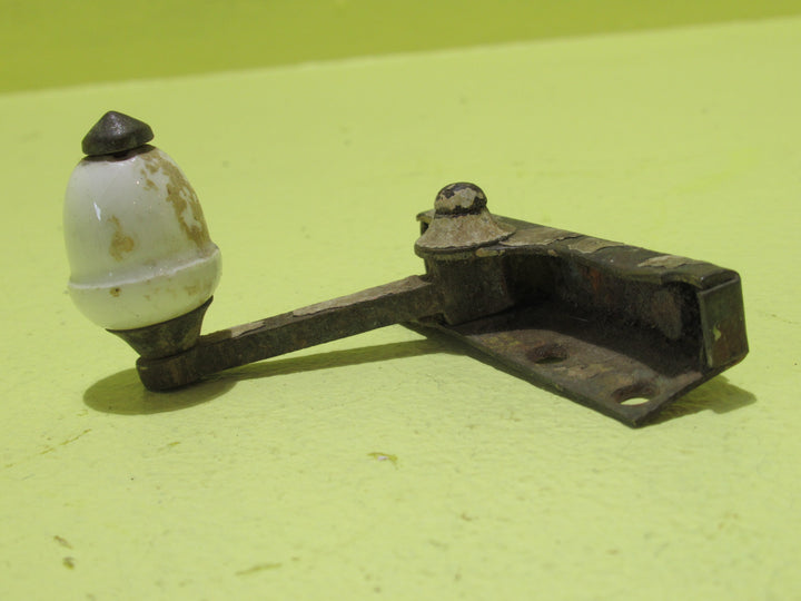 Brass & Cream Porcelain Fitch Fastener (Top Half Only)   67L x 23W