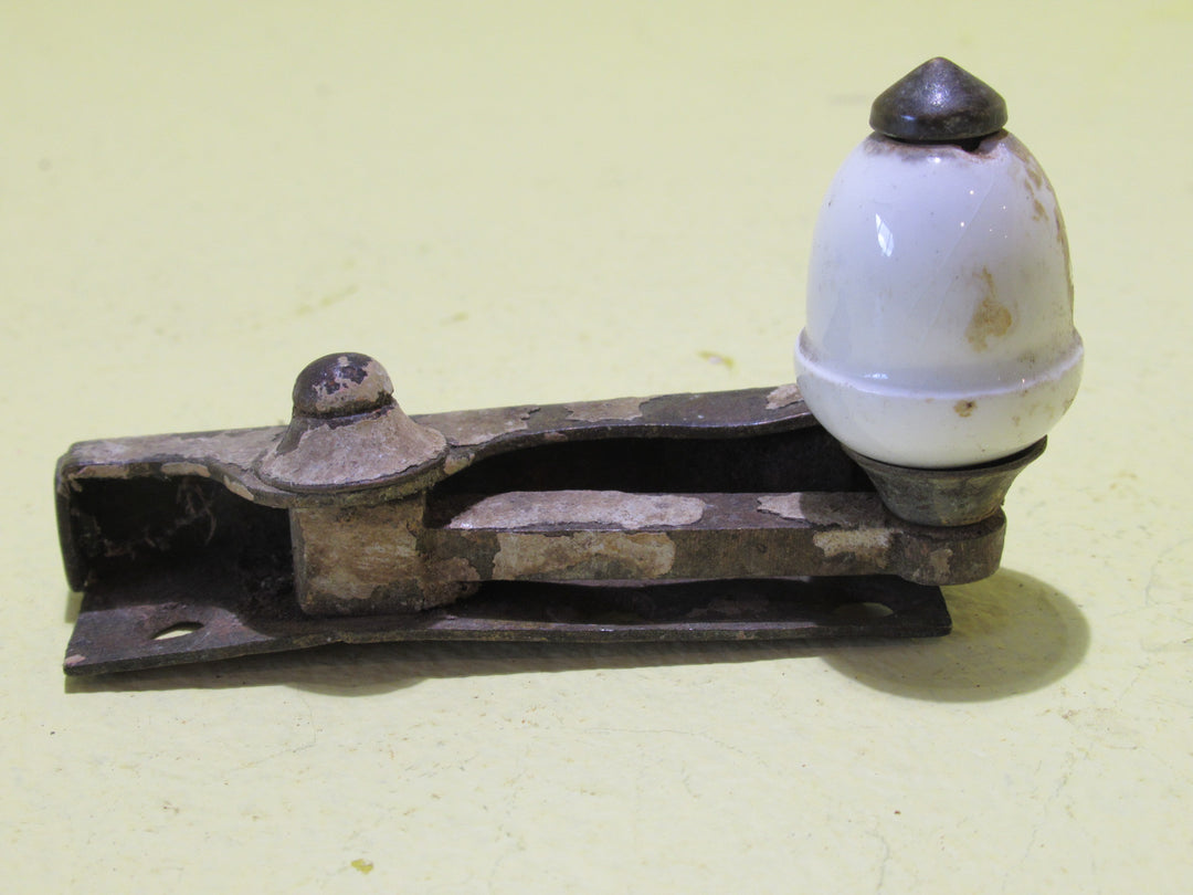 Brass & Cream Porcelain Fitch Fastener (Top Half Only)   67L x 23W