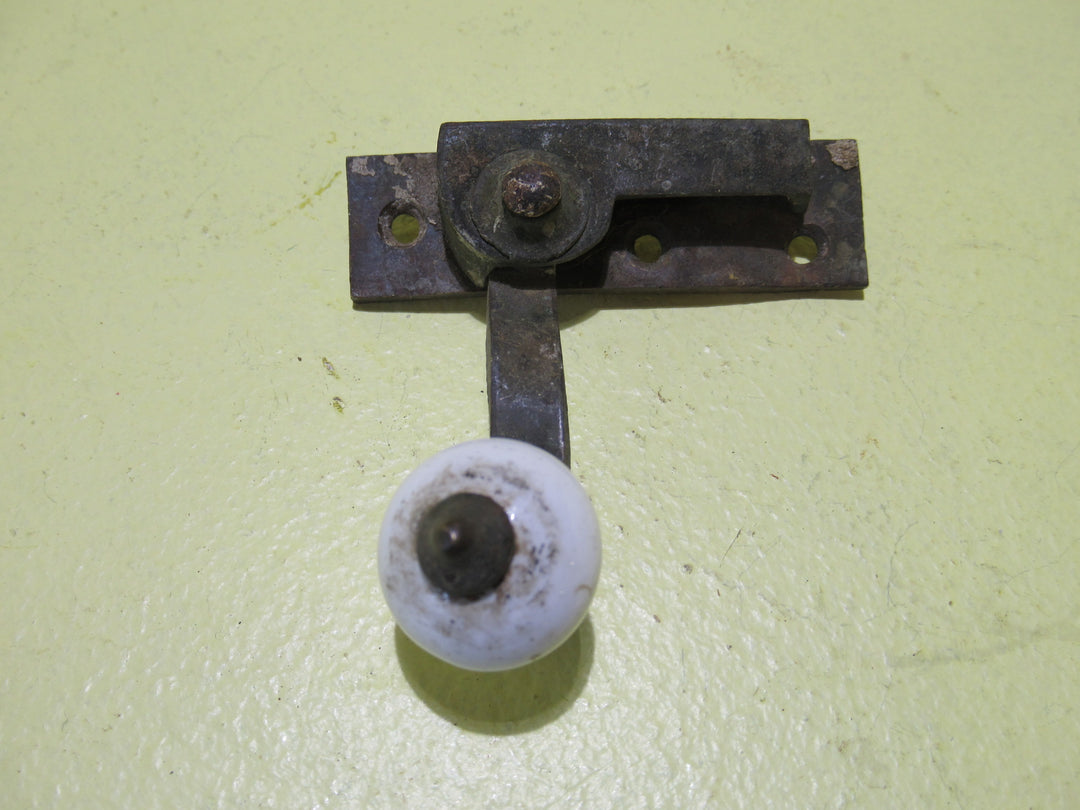 Brass & Cream Porcelain Fitch Fastener (Top Half Only)   67L x 23W