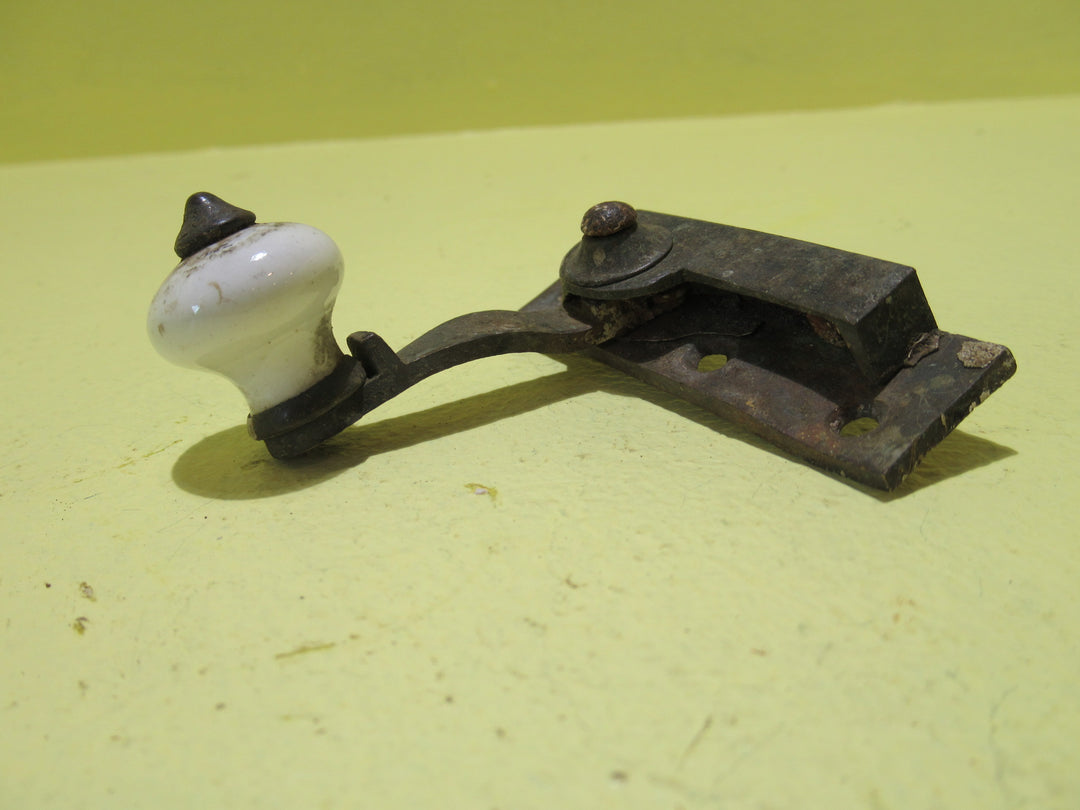 Brass & Cream Porcelain Fitch Fastener (Top Half Only)   67L x 23W