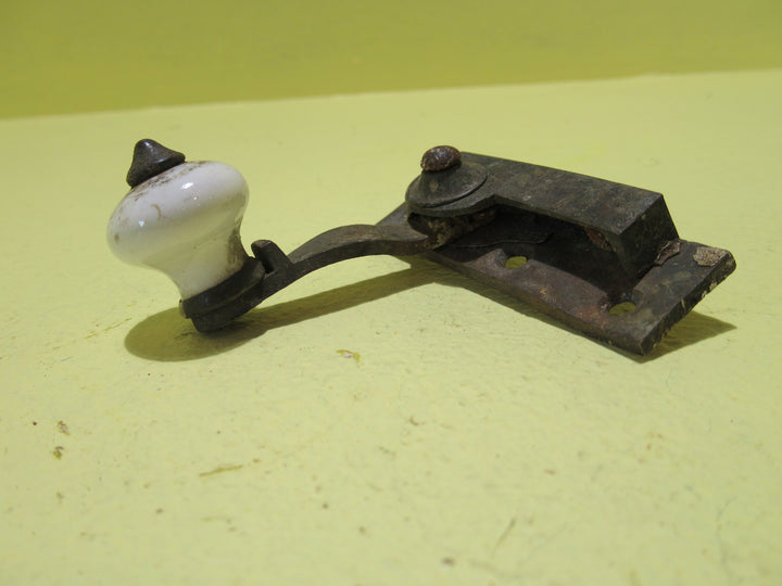 Brass & Cream Porcelain Fitch Fastener (Top Half Only)   67L x 23W