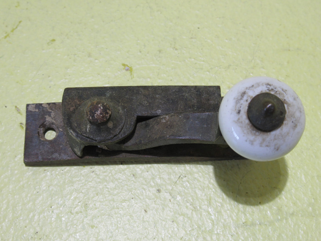 Brass & Cream Porcelain Fitch Fastener (Top Half Only)   67L x 23W