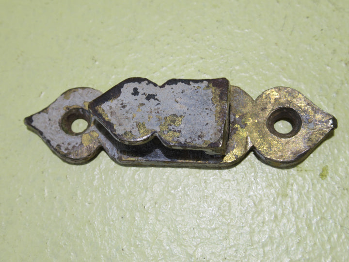 Brass Ornate Window Latch Fastener   70H x 20W x 10D