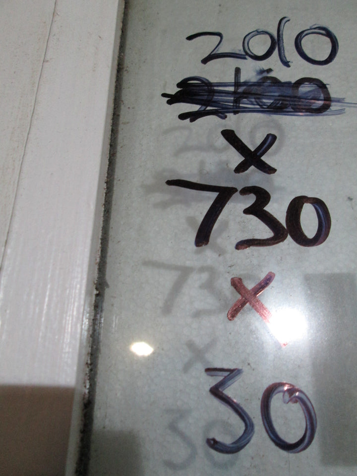 1 Lite Double Glazed French Door with Cat Flap 2050H x 680 x 45D