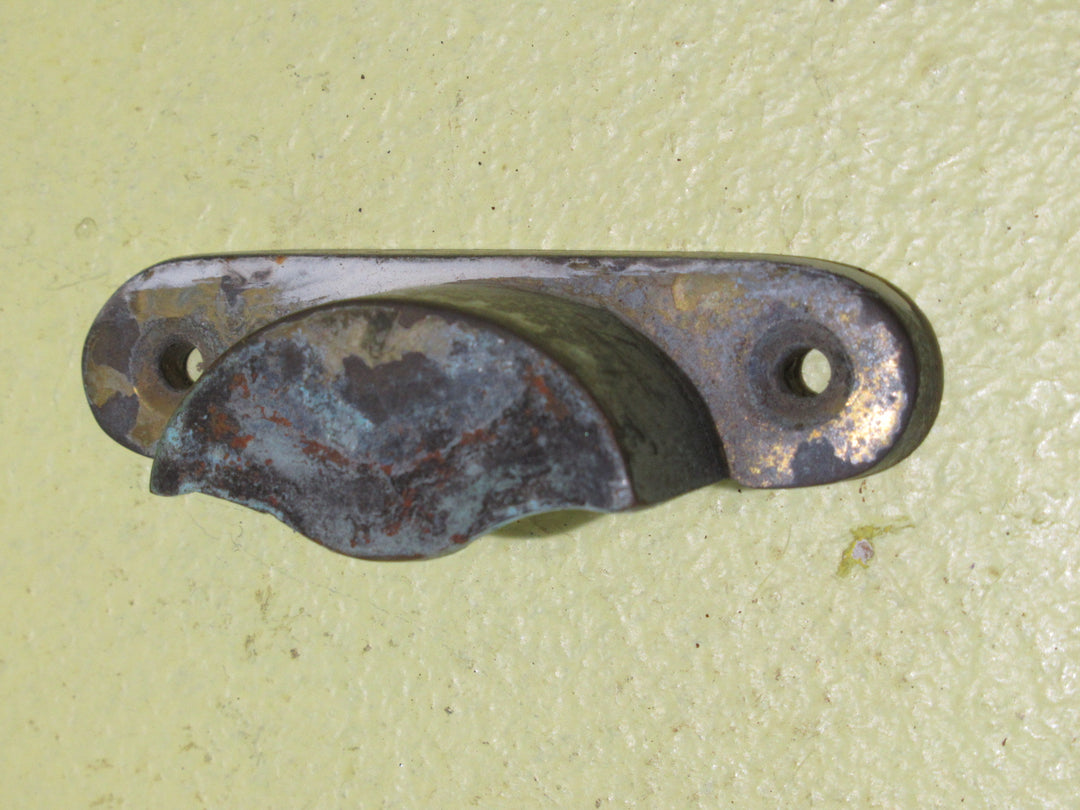 Brass Fitch Fastener (Base Only)   75L x 25W