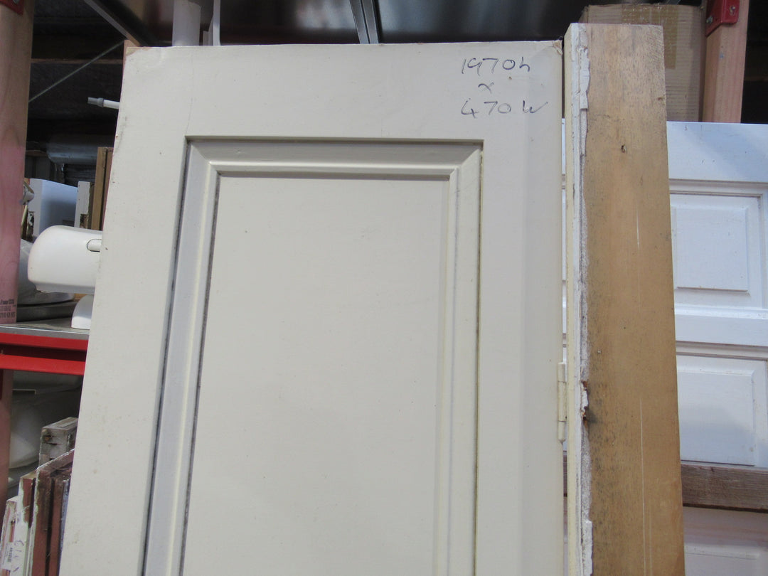 White Painted Moulded 2 Panel Cupboard/Pantry Door 1970H x 430W