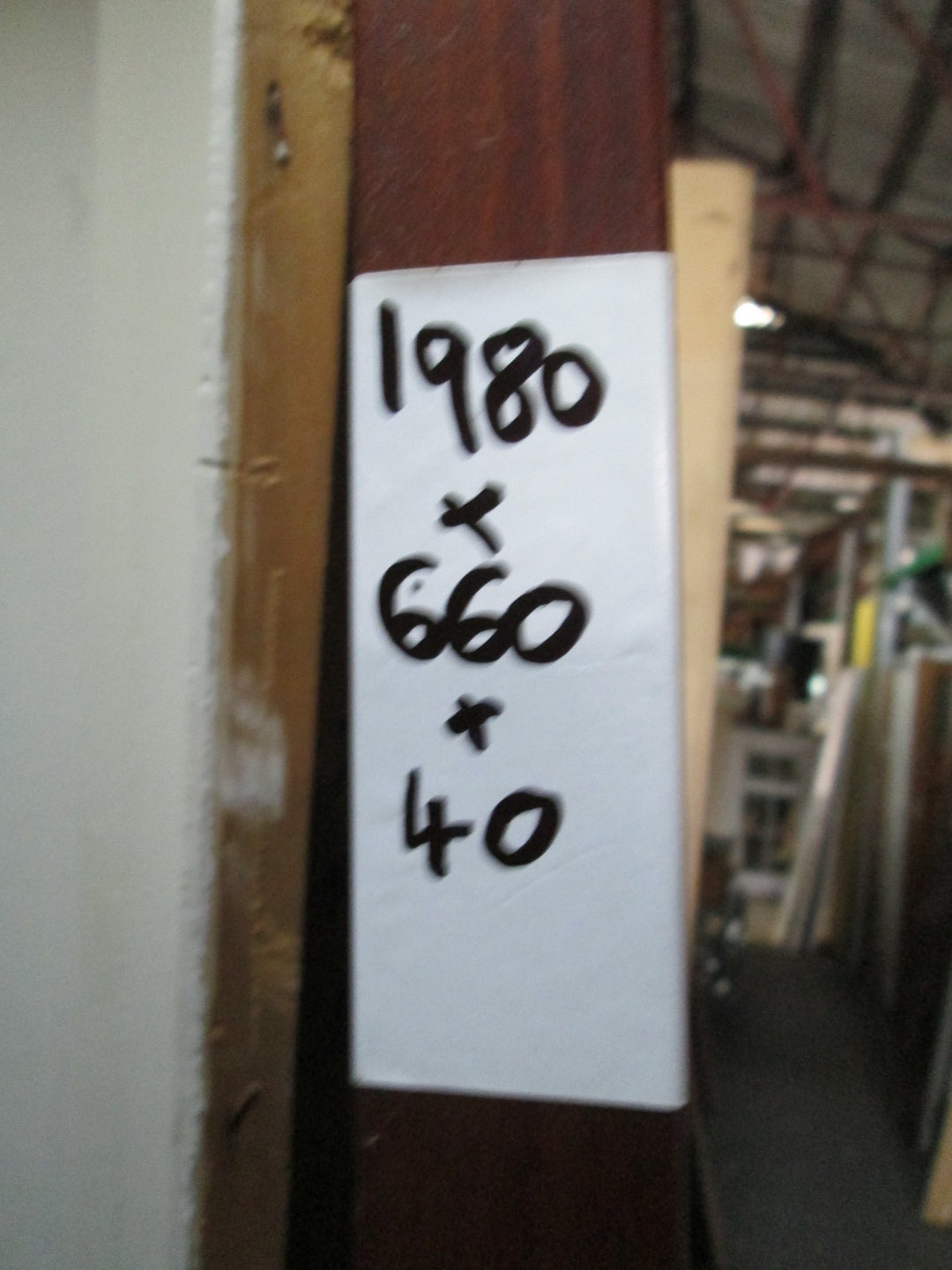 Holllow Core Sliding Door 1980H x 660W x 40D