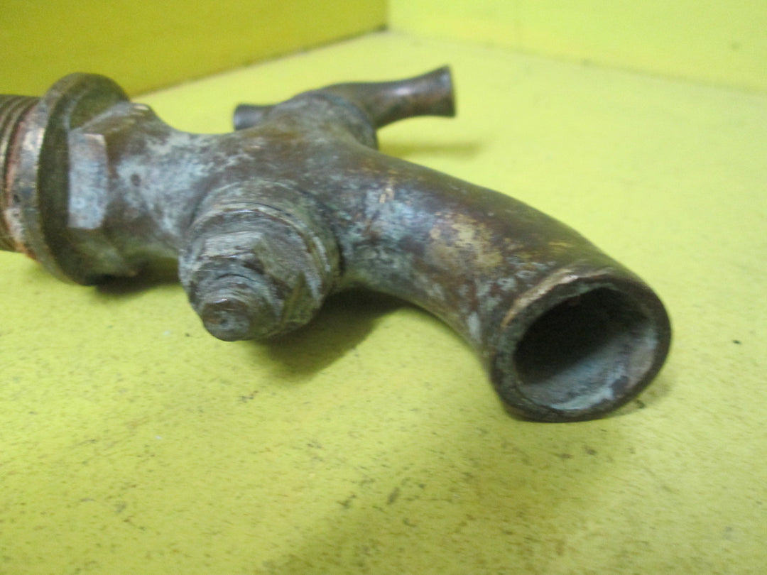 Small Brass Rustic Garden Toggle Top Tap 95L x 30W x 90D