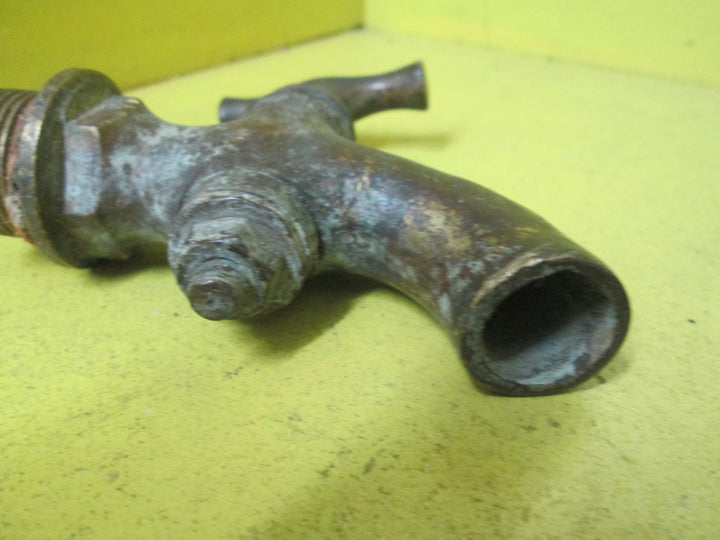 Small Brass Rustic Garden Toggle Top Tap 95L x 30W x 90D