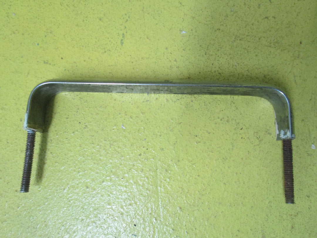 Chrome Retro Rolled edged wide Pull Handle 120L x 15W x 25H