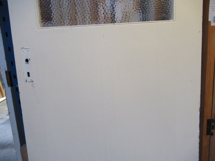 1 Lite Bubble Glass Old Fashion Hollow Core Door 2030H x 815W x 45D