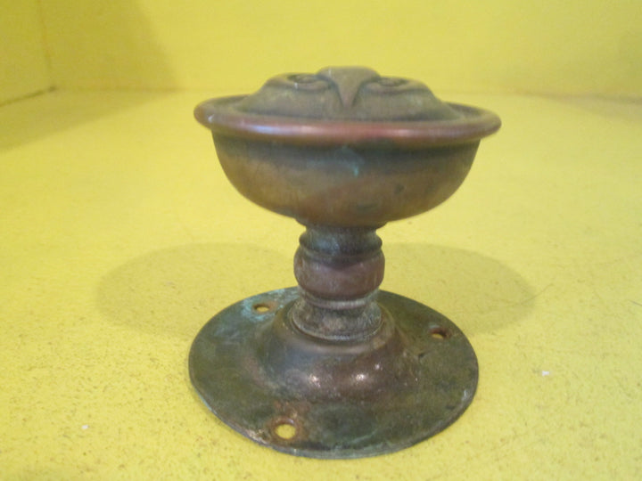 Brass Pressed Copper Lilly Centre Door Knob