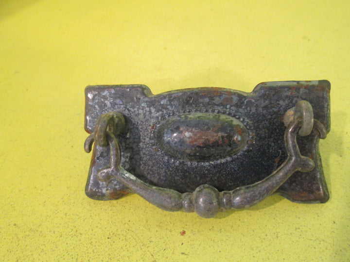 Copper with Enamel Effect Rectangel Draw Pull 90L x 47W