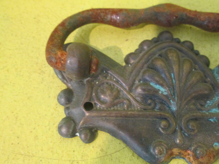 Pressed Copper Fern Design Pull Handle 92L x 55W