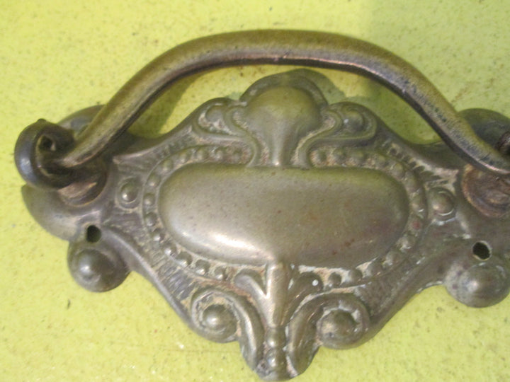 Brass Urn Design Draw Pull Handle Plate 91L x 50W