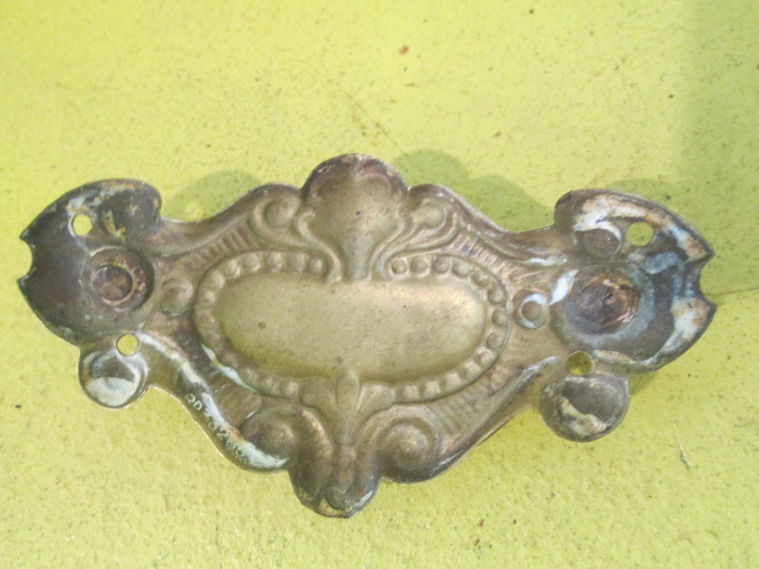 Brass Urn Design Draw Pull Handle Plate 91L x 50W