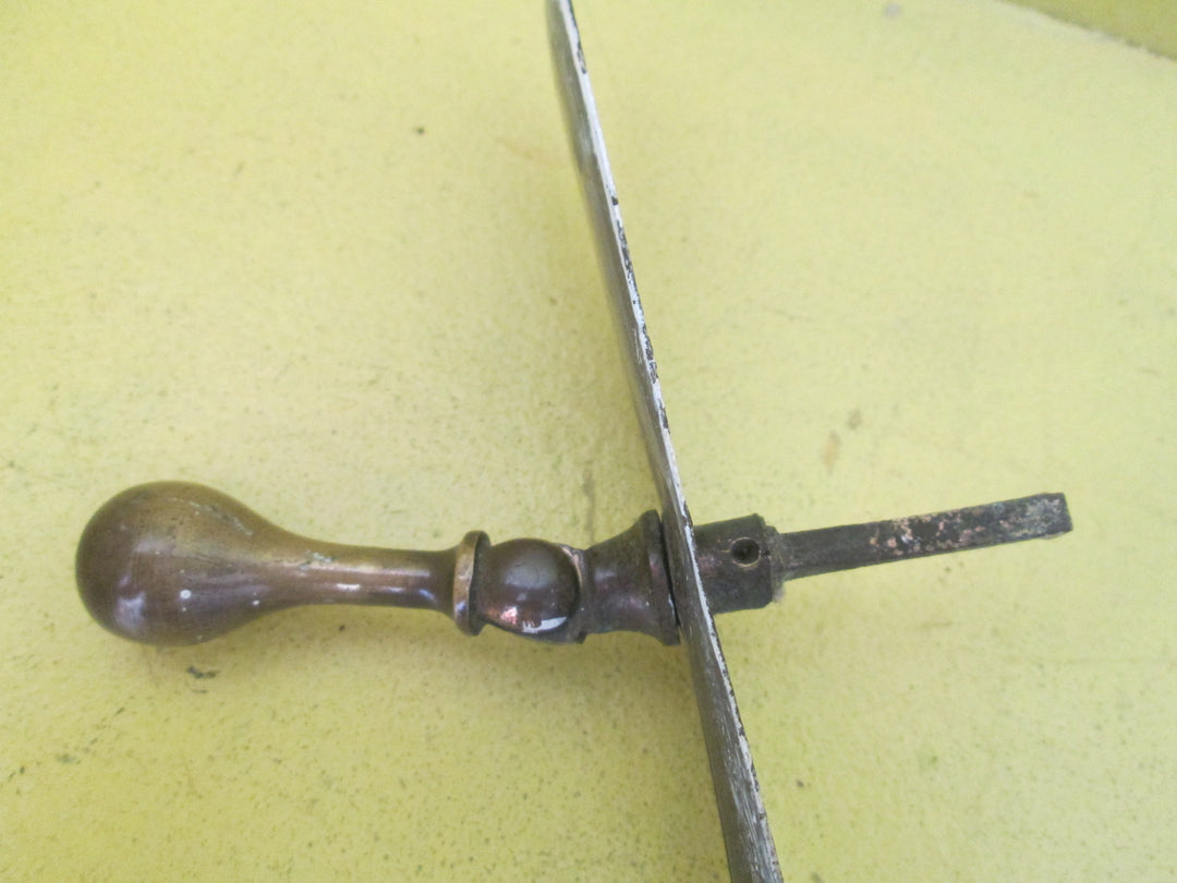 Hallway Oval Plate with Drop Pull Door Handle Plate 165L x 50W/Drop 60L x 20H