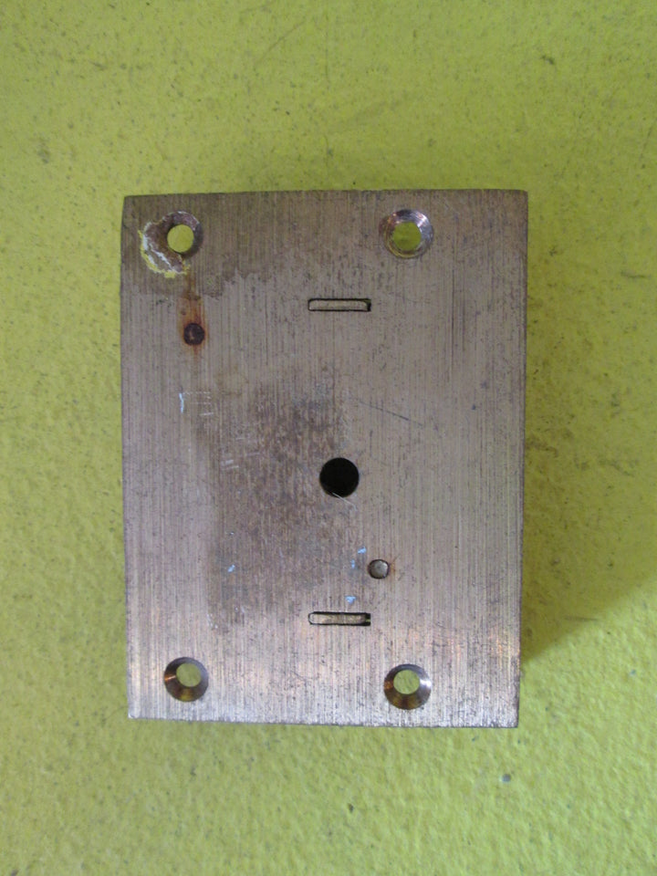 Brass Draw Lock with Plate 64L x 47W x 15D
