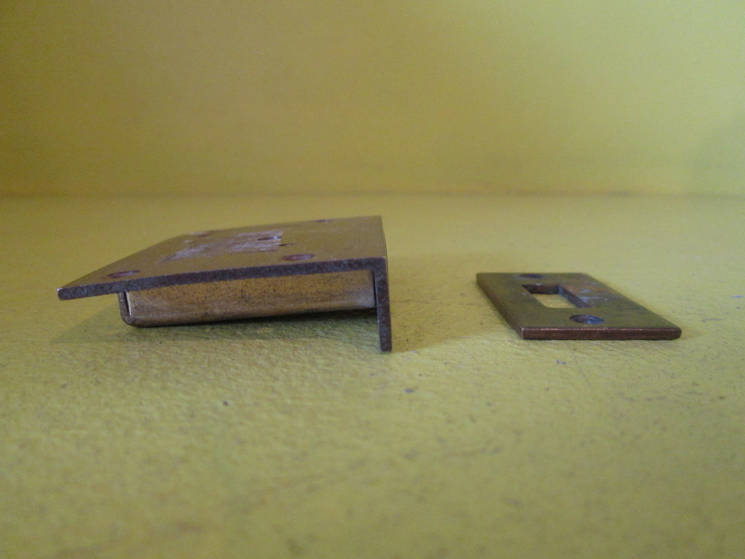 Brass Draw Lock with Plate 64L x 47W x 15D