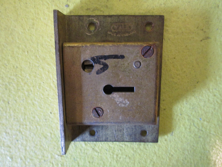 Brass Draw Lock with Plate 64L x 47W x 15D