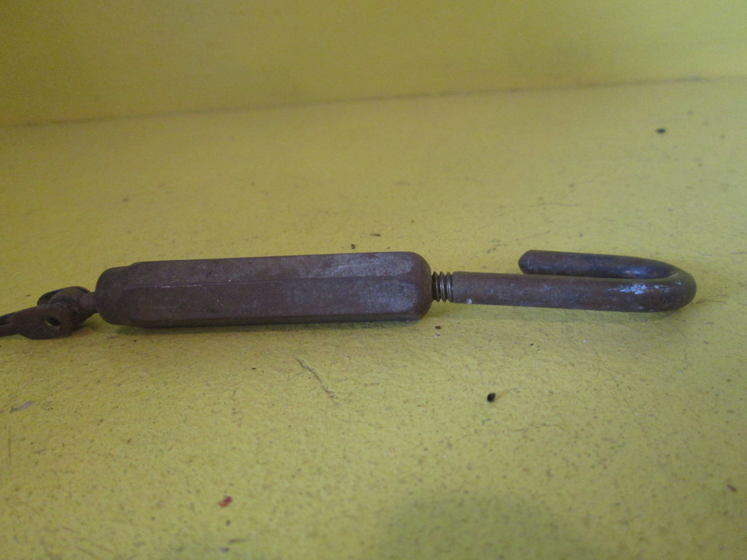 Brass Hook with Loop Fitting 145L x 30-15W