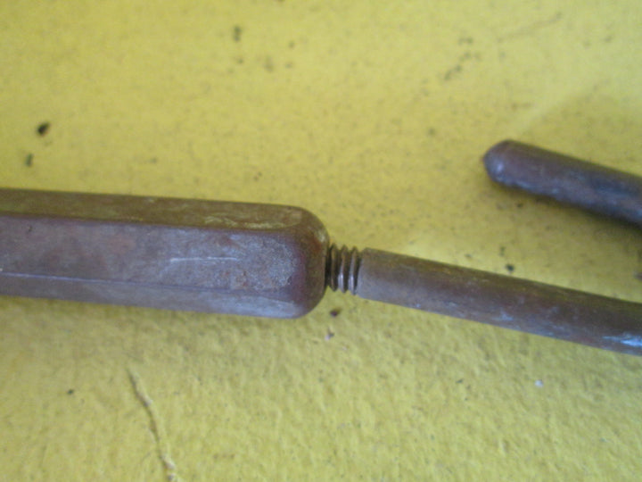 Brass Hook with Loop Fitting 145L x 30-15W