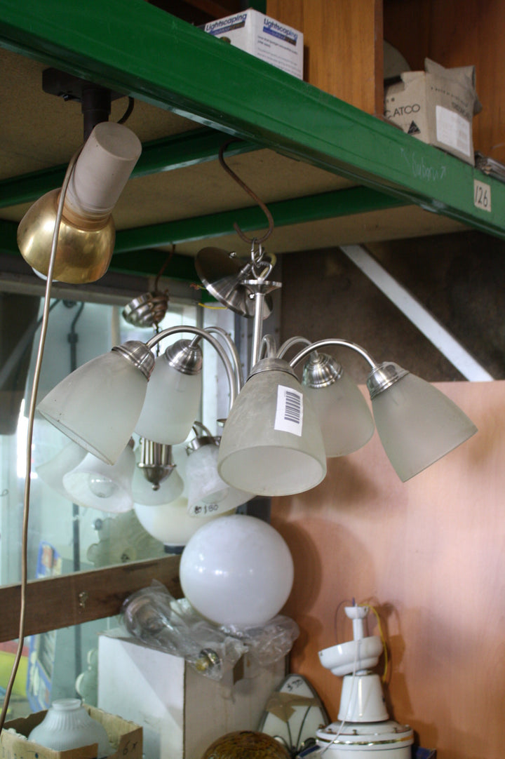 Ceiling mounted Pendant lamp 600W x 300H/Shade 135H x 120D & Single Scone 260H x 100D