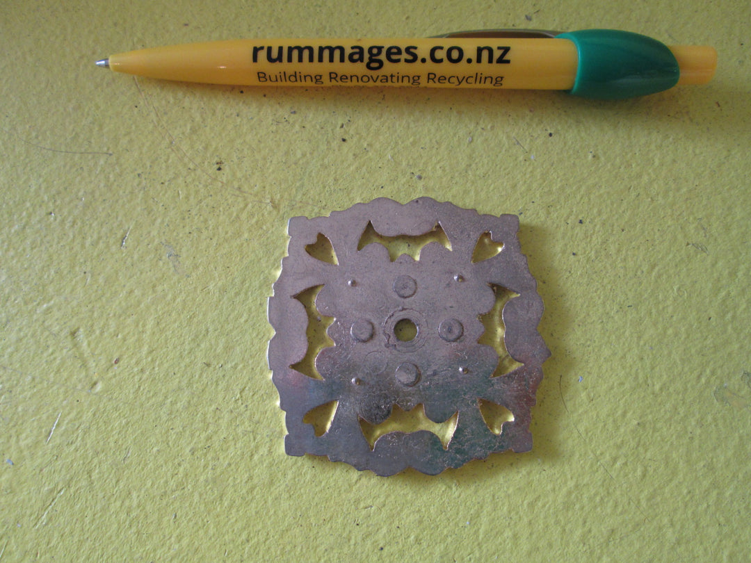 Brass Effect Lacy Draw Plate 60SQ