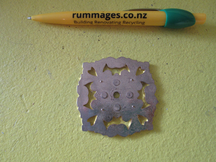 Brass Effect Lacy Draw Plate 60SQ