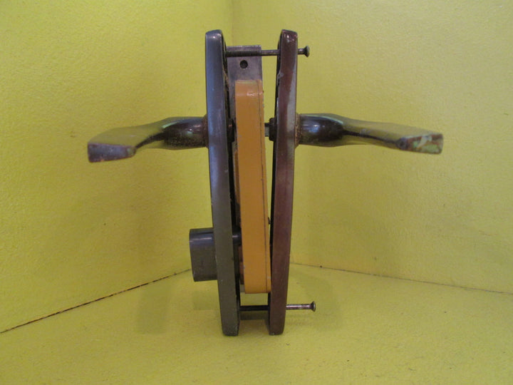 Commercial Lockwood Retro Door Handle & Mortice165L x 45/Lever 55H x 120L