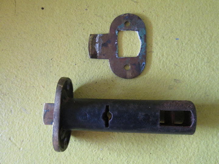 Donald & Pat 11686 Tube Mortice Lock with Heavy Brass Plate 55L x 30W/Body 95W x 25 Dai