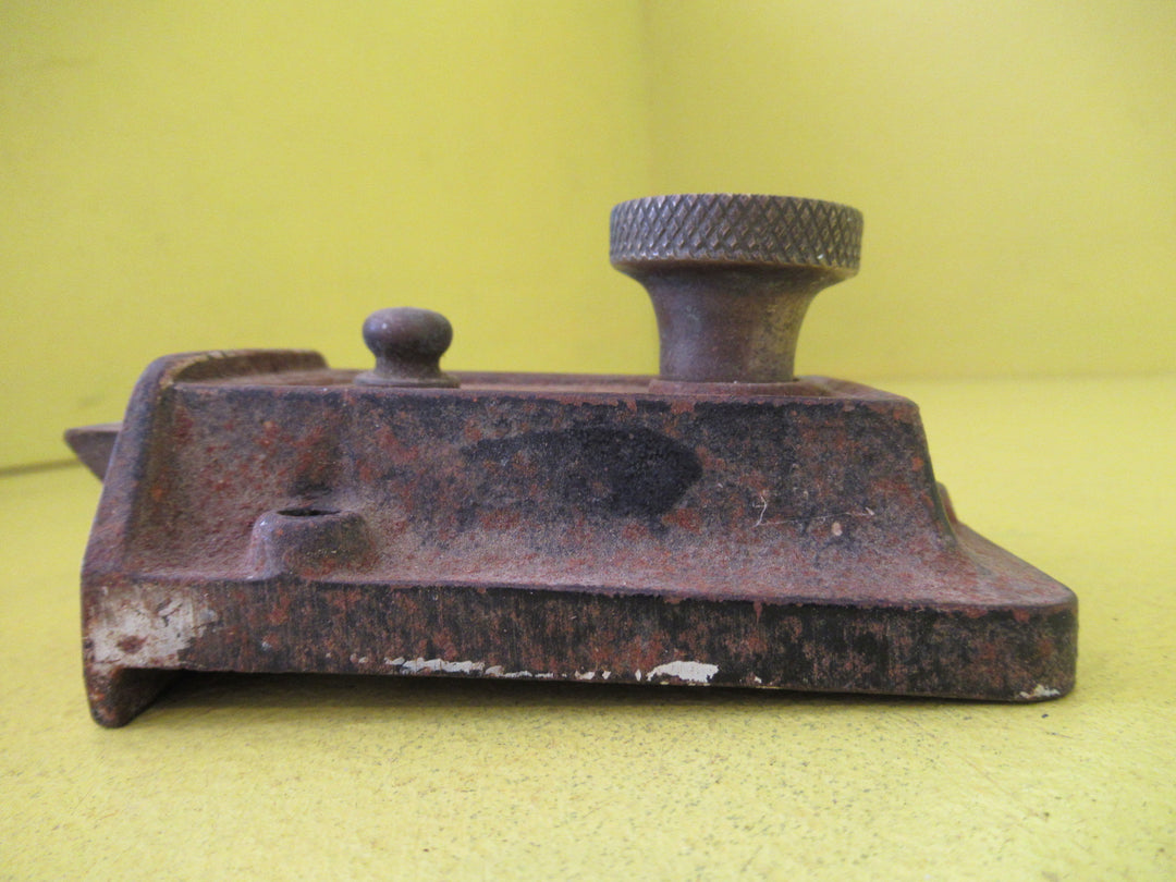 ETAS Cast Iron Art Deco Night Latch 90L x 67W x 45H