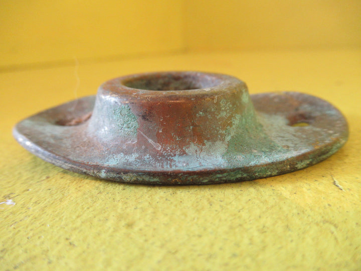 Brass Oval Door Plate  75L x 50W / Hole 20 Dia